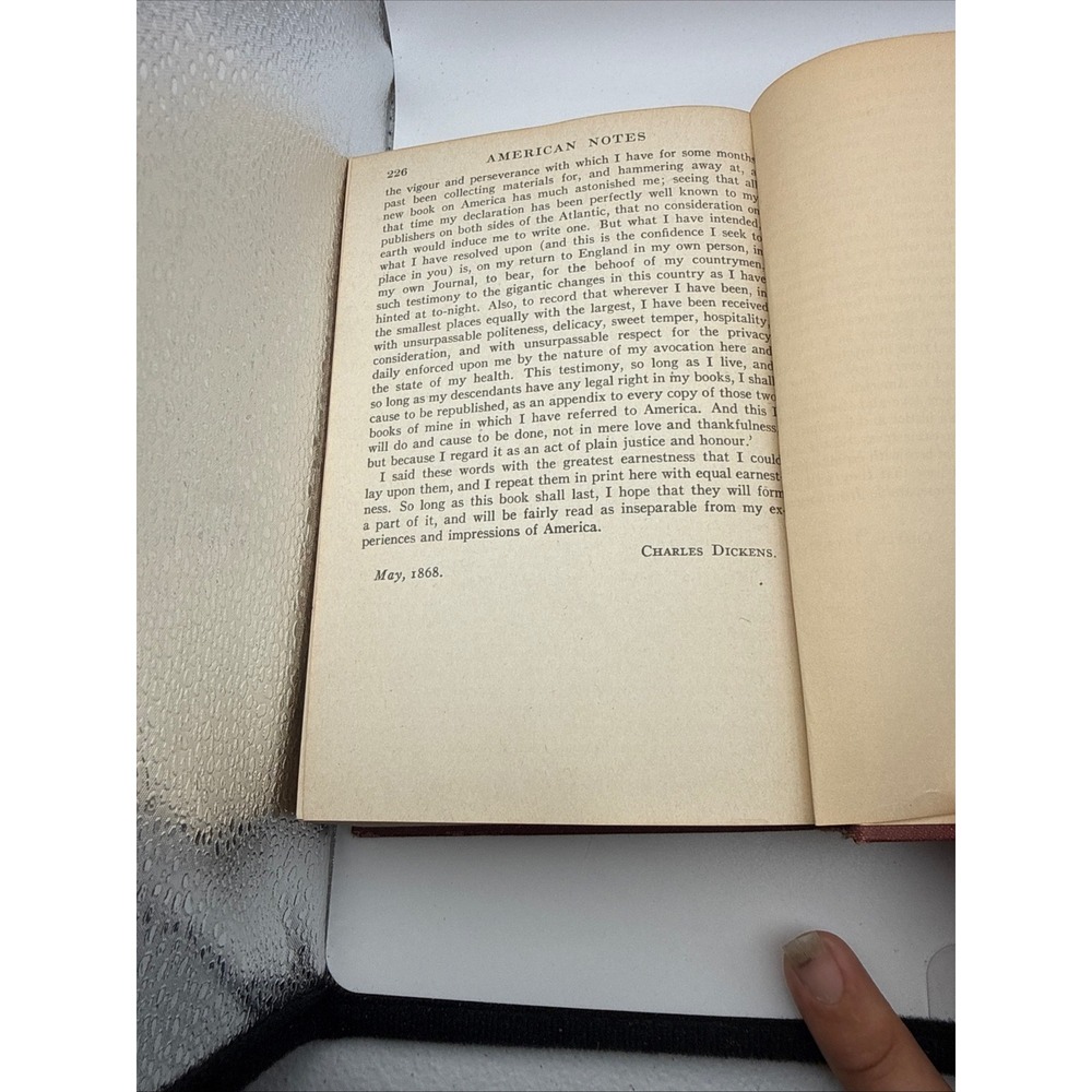 Charles Dickens A Christmas Carol American Notes Cleartype Edition Vol III Book - Picture 5 of 6